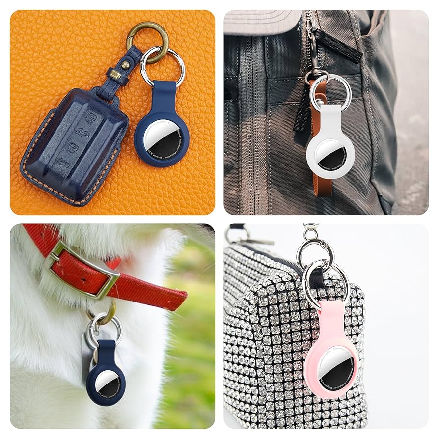 Amazon.co.jp: 4パック Apple Airtagホルダー対応、AirTags